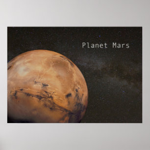 Affiche Planète Mars
