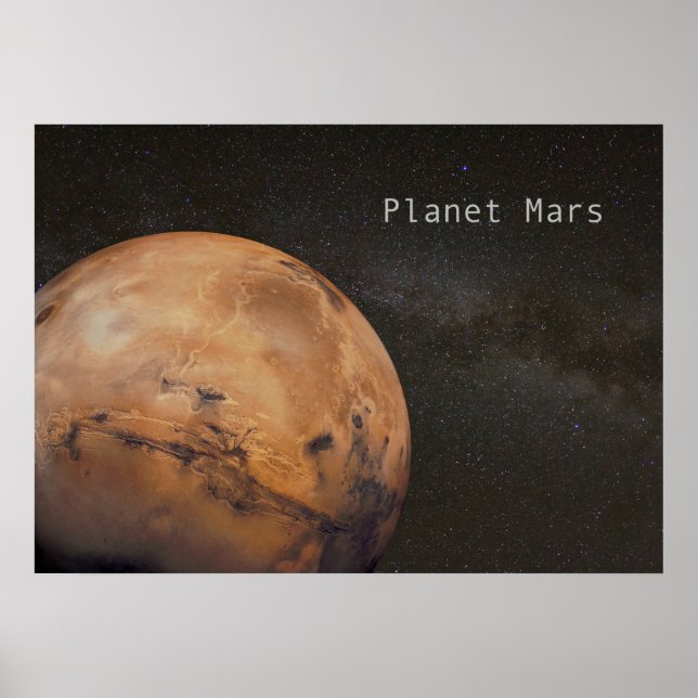 Affiche Planète Mars (Devant)
