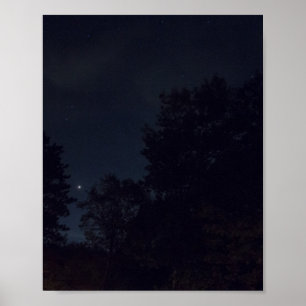 Affiche Planète Mars Vue Du Parc D'État De Van Buren, MI