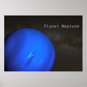 Affiche Planète Neptune