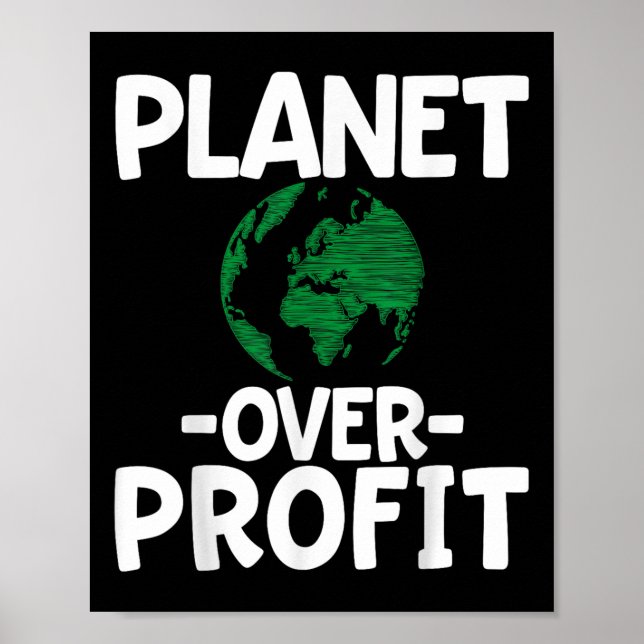 Affiche Planète sur le profit (Devant)