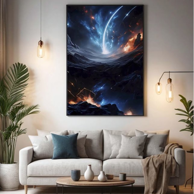 Affiche Planètes de l'imagination (Créateur téléchargé)