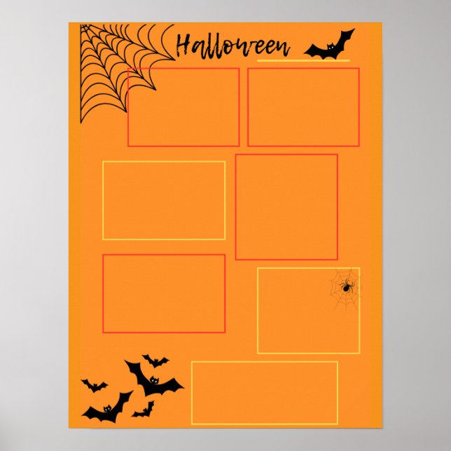 Affiche Planificateur Halloween (Devant)