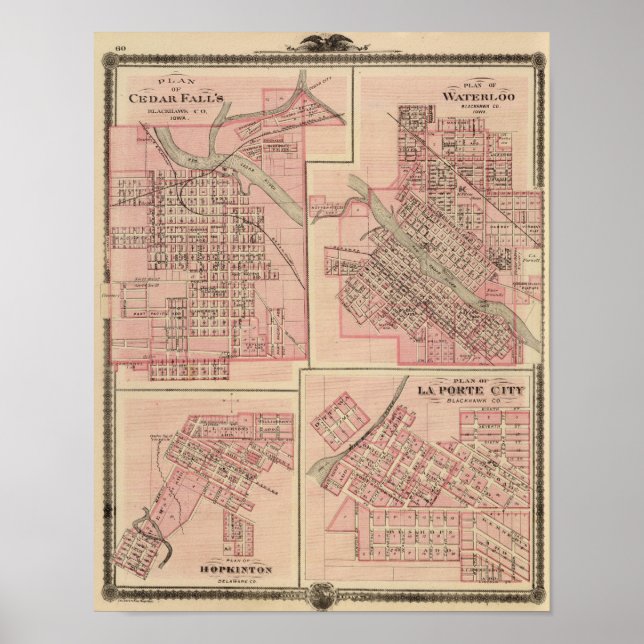 Affiche Plans de Cedar Falls 2 (Devant)