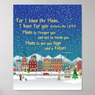 Affiche Plans pour vous donner espoir et un Futur-Jérémie