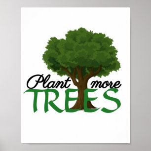 Affiche Plant more trees