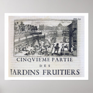 Affiche Plantant les arbres fruitiers, de 'Le Parfait