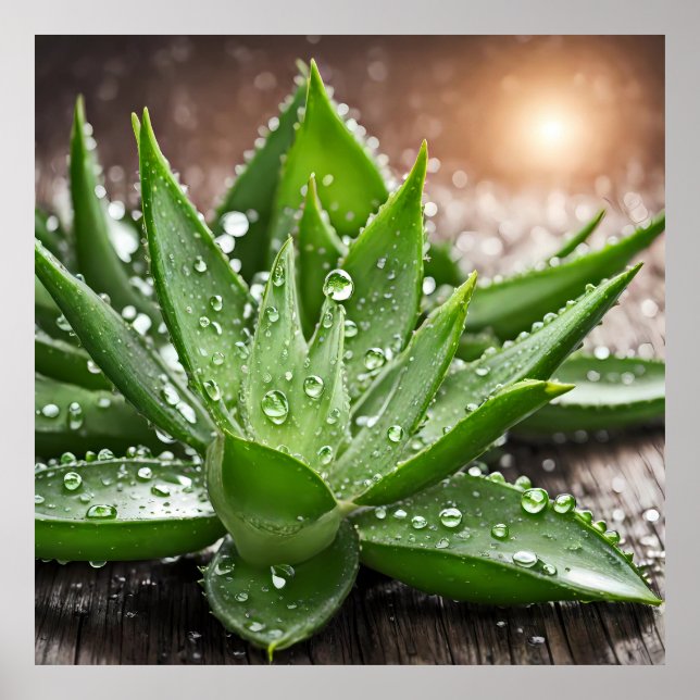 Affiche Plante Aloe Vera (Devant)