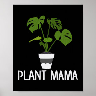 Affiche Plante Mama Cute Femmes Plante Lover