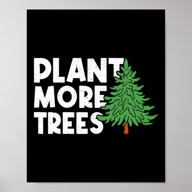 Affiche Plante Plus d'arbres Jour des terres Joyeux Arbor  (Devant)
