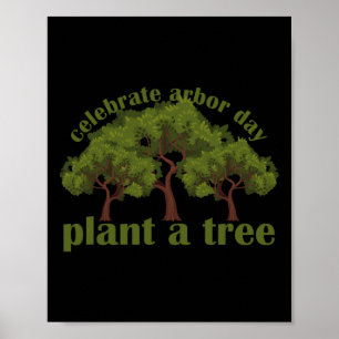 Affiche Plantes Arbres Von Arbor Day Être écologiste 1
