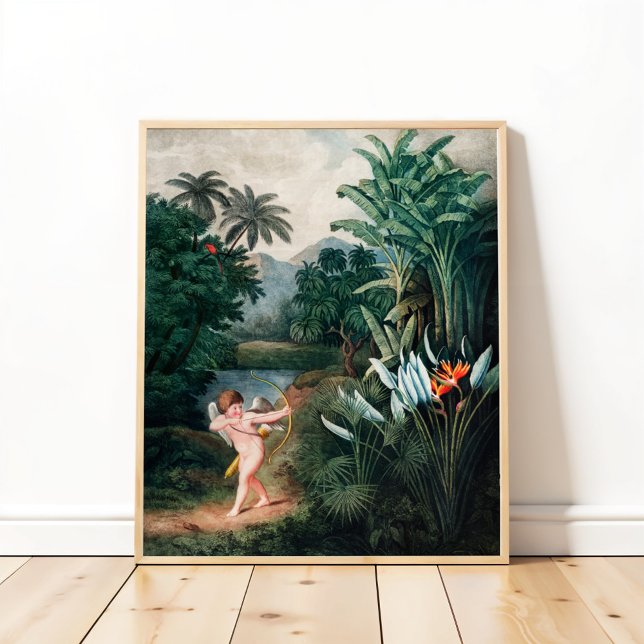 Affiche Plantes inspirants cupides avec amour (Créateur téléchargé)