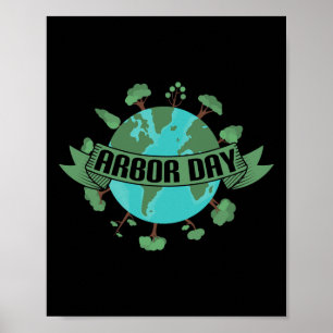 Affiche Plantes Trees Von Arbor Day Être un écologiste