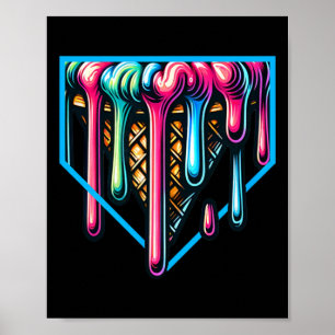 Affiche Plaque D'accueil Drip - Glace Douce Et Vendre