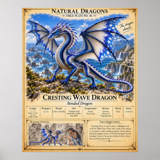 Affiche Plaque de terrain Cresting Wave