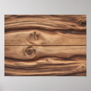 Affiche Plaque en bois haute résolution