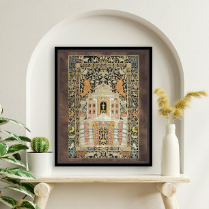 Affiche Plaque juive vintage de Mizrach