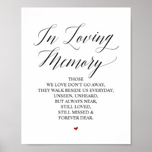 Affiche Plaque Mémorielle En Mémoire Affectueuse Dans Notr