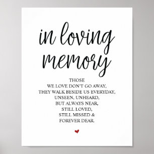 Affiche Plaque Mémorielle Souvenir Affectueux Dans Notre C
