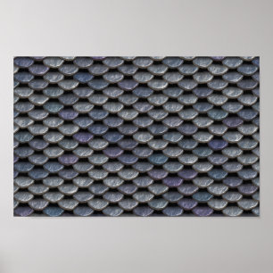 Affiche Plaques d'armure en métal