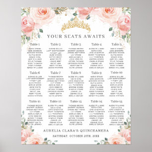 Affiche Plastique Plastique Plastique Or Rose Rose Quincea