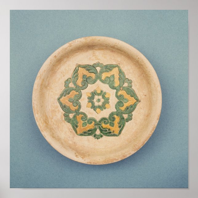 Affiche plat d'offrande chinoise (Devant)