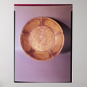 Affiche Plat gravé, dynastie Tang