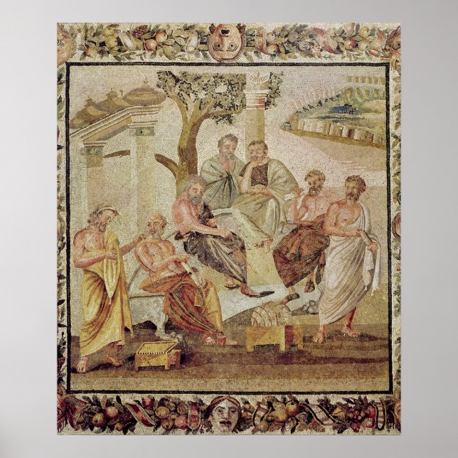 Affiche Plato Conversing with his Pupils (Devant)