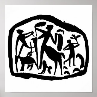 Affiche PLATOCAVERUS | Allégorie de la Grotte Philosophiqu
