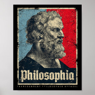 Affiche Platon Philosophique Platos Philosophie grecque an