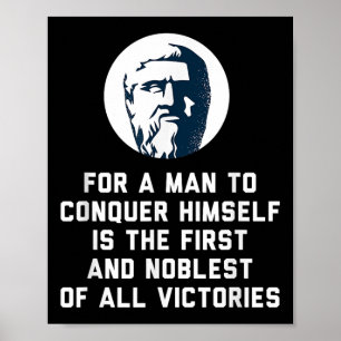 Affiche Platon Pour Un Homme À Se Conquérir Philosophie Co
