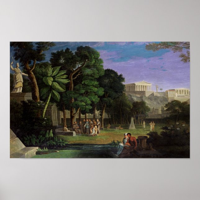 Affiche plato's academy (Devant)