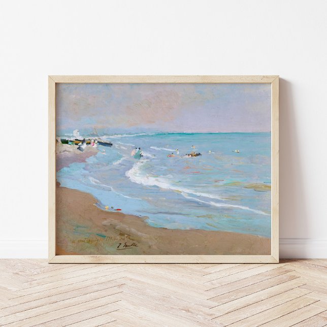 Affiche Playa de Valencia | Joaquín Sorolla (Créateur téléchargé)