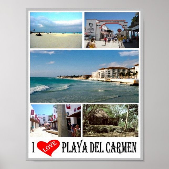 Affiche Playa Del Carmen (Devant)