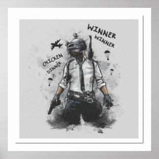 Affiche Playerunknow Battlegrounds PUBG