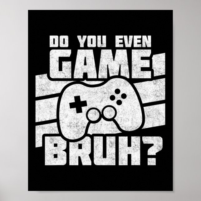 Affiche Playing Video Games - Pc Console Gaming - Funny Vi (Devant)