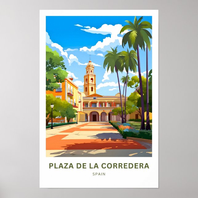 Affiche Plaza De La Corredera Espagne (Devant)