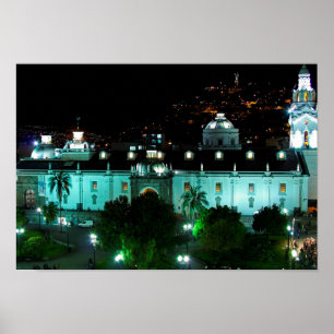 Affiche Plaza de la Independencia, Quito, Equateur