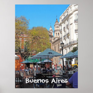 Affiche Plaza Dorrego pendant l'après-midi