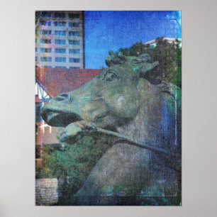 Affiche Plaza Horse Blues