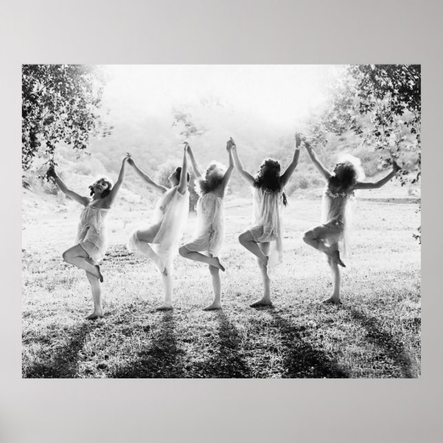 Affiche PLEASANT RÊVESfemme, païenne, spirituelle, danse,  (Devant)