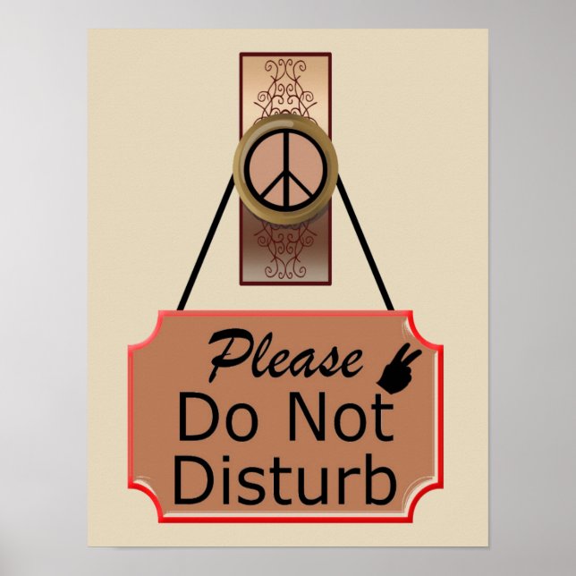 Affiche Please Do Not Disturb (Devant)