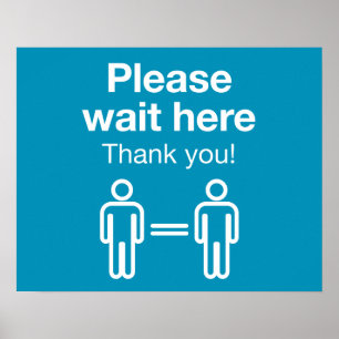 Affiche Please Wait Here