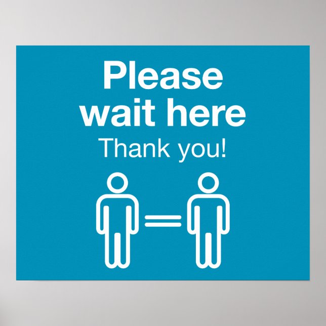 Affiche Please Wait Here (Devant)