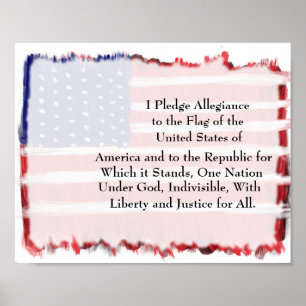 Affiche Pledge Of Allegiance
