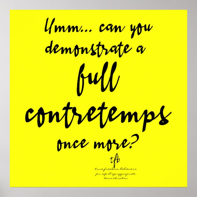 Affiche Plein Contretemps Meyer Lemon (Devant)