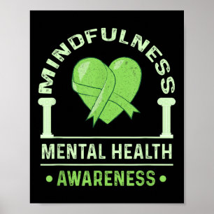 Affiche Pleine conscience Santé mentale Vêtements