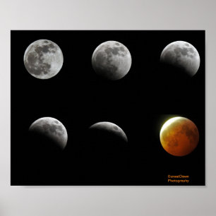 Affiche Pleine lune Eclipse 2019