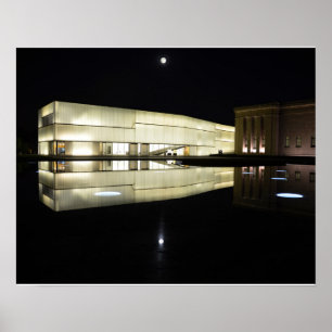 Affiche Pleine lune sur Nelson-Atkins Museum of Art