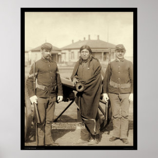 Affiche Plenty Horses Oglala Indian SD 1891